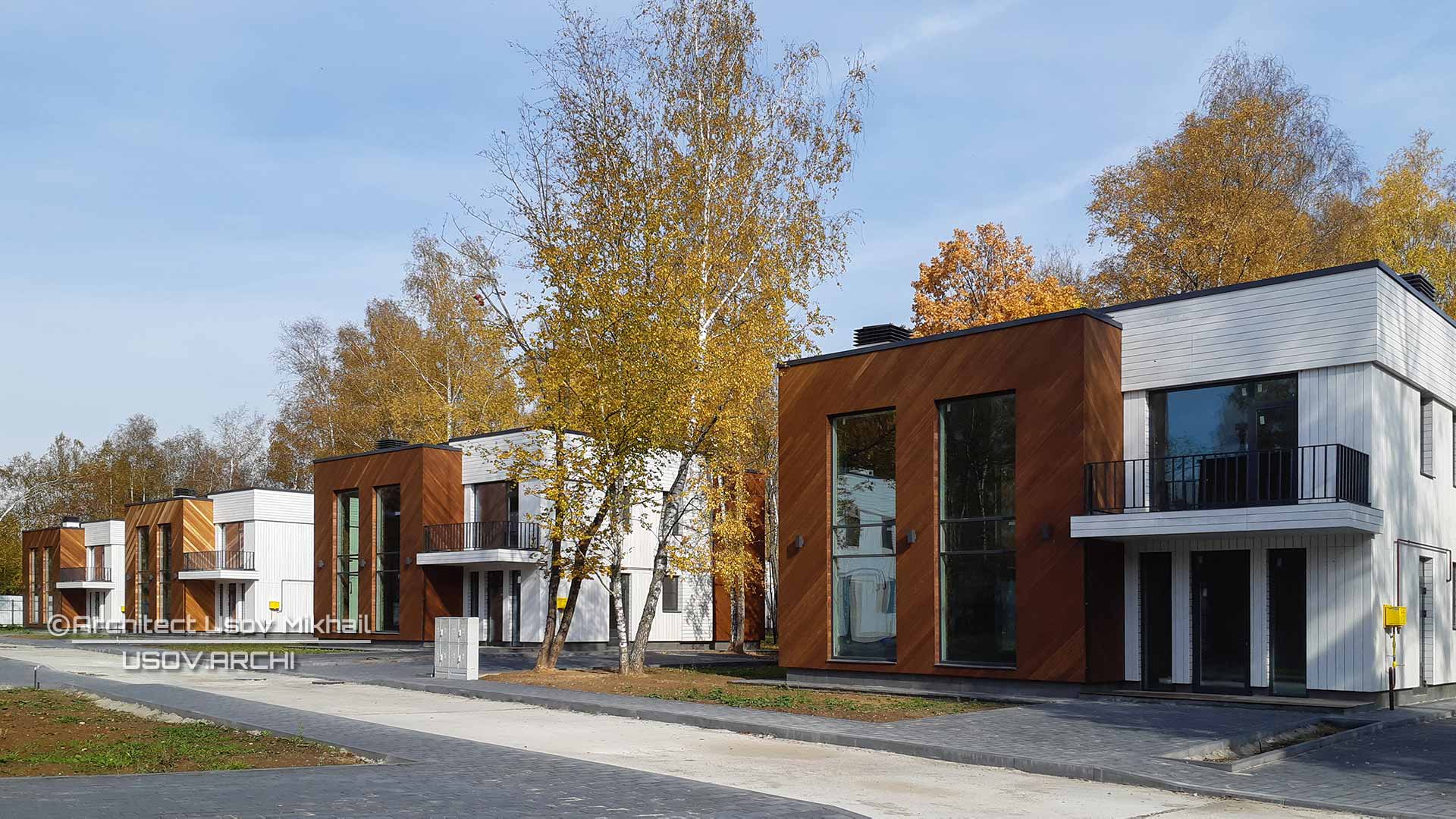 Проекты домов для коттеджного поселка ArtWood Архитектор Усов Михаил.